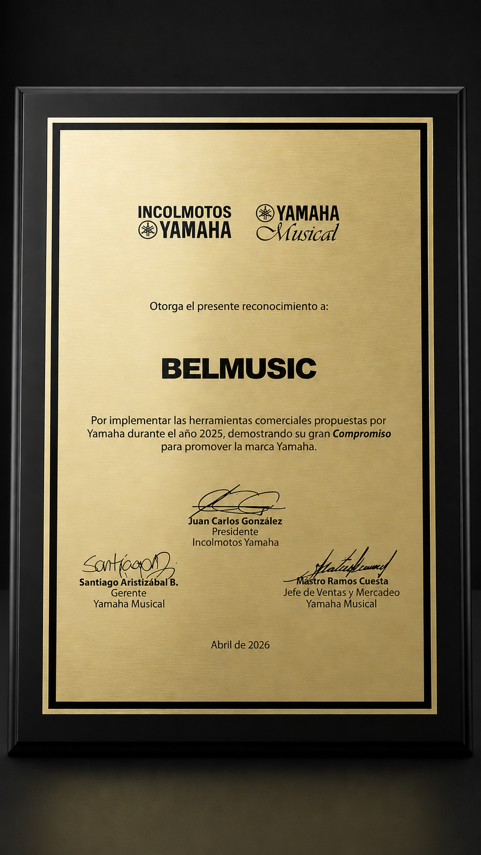 Reconocimiento a Belmusic